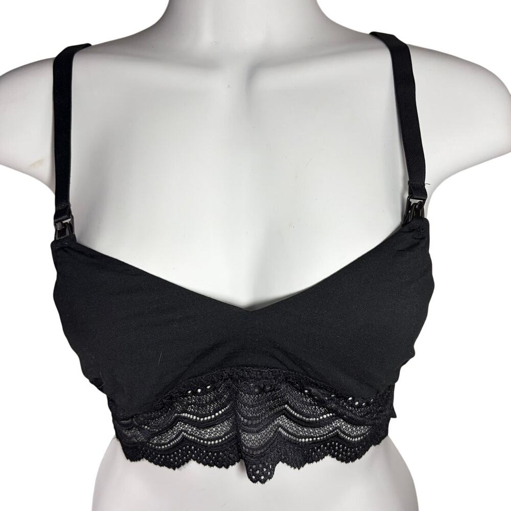 NWT NURSING Bra COSABELLA Ceylon Modal New Italian Lace Black